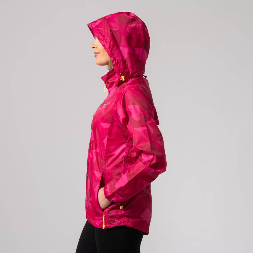 Pink Camo Mac-In-A -Sac Origin II Rain Coat