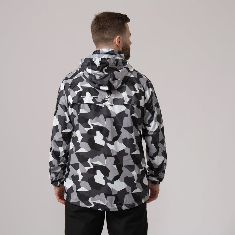 White Camo 2nd Edition Mac-In-A -Sac Origin II Rain Coat