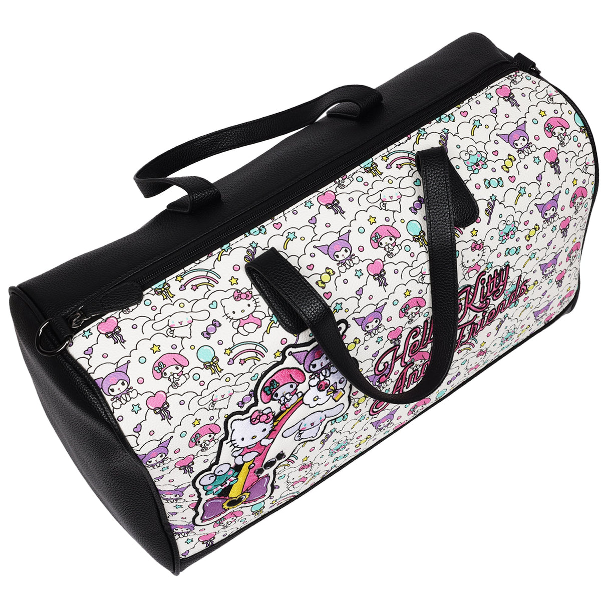 Ful Sanrio Hello Kitty and Friends “Sugar Rush” Black & White Weekender Duffel