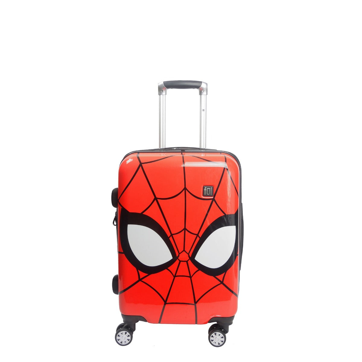Marvel Spiderman Mask FŪL 21" Hard Rolling Luggage  - Stocked In Store