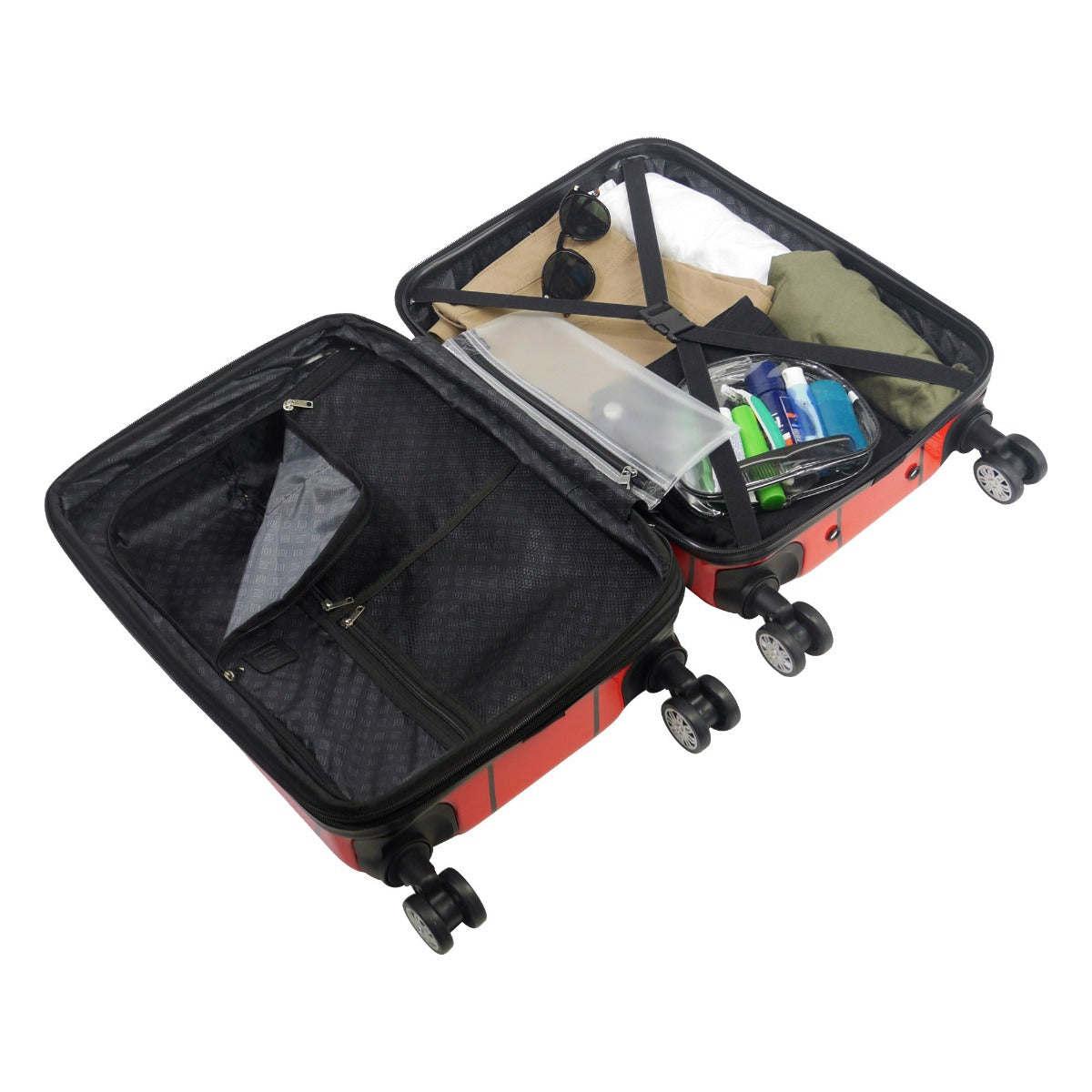 Marvel Spiderman Mask FŪL 21" Hard Rolling Luggage  - Stocked In Store