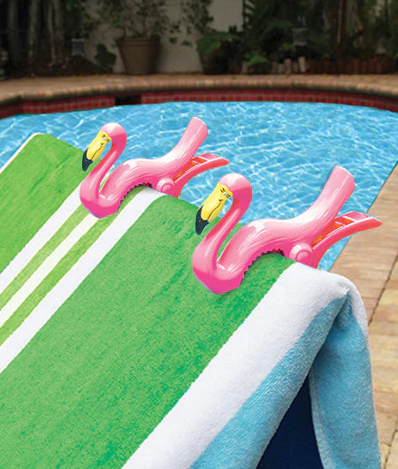 Novelty Beach Chair Towel Clips - Set of Two