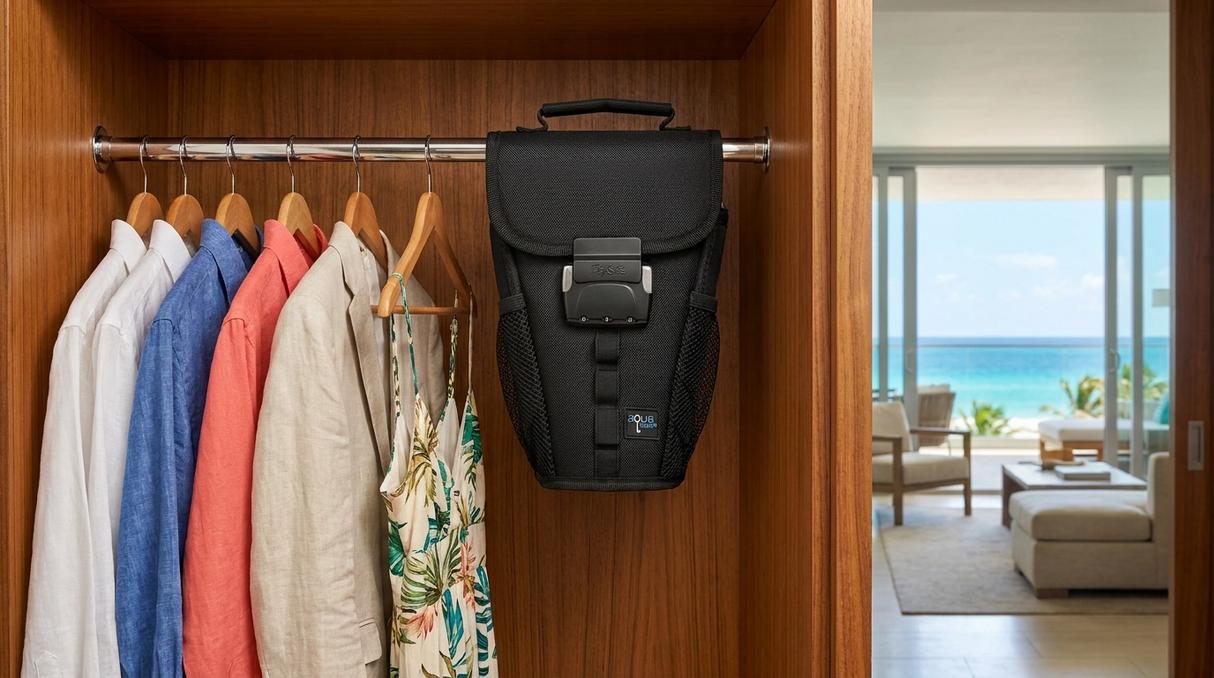 FlexSafe: Anti-Theft Portable & Packable Travel Safe