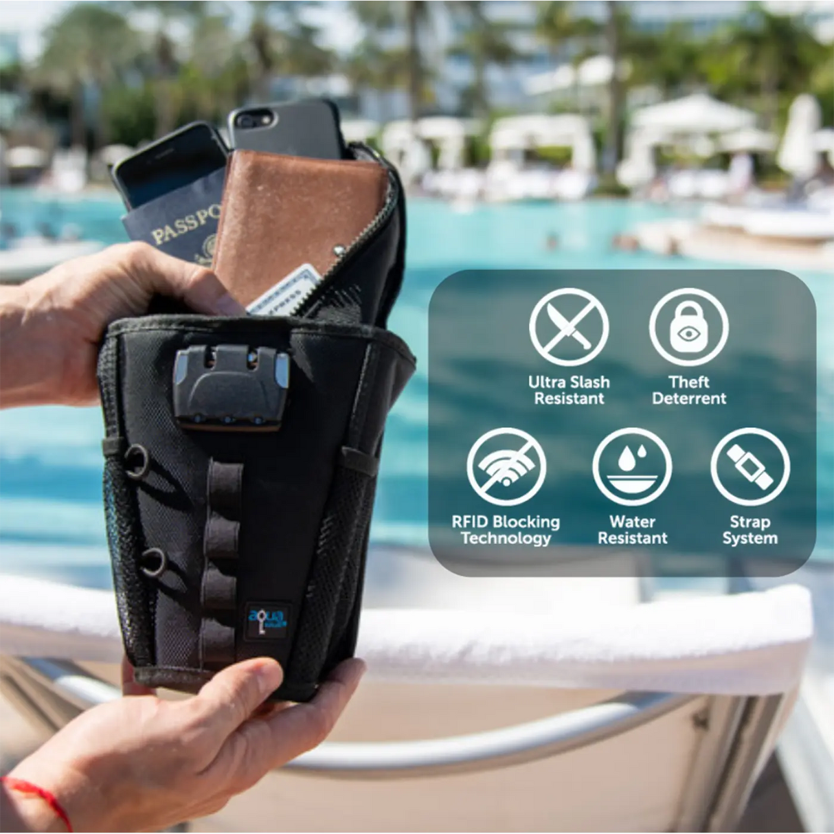 FlexSafe: Anti-Theft Portable & Packable Travel Safe