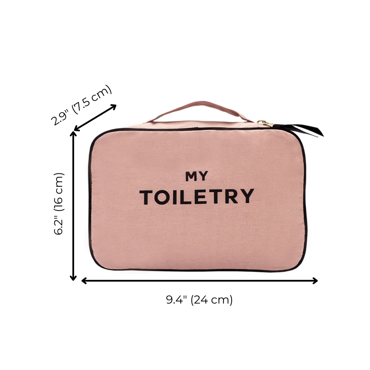Folding/Hanging Toiletry Case – Pink/Blush
