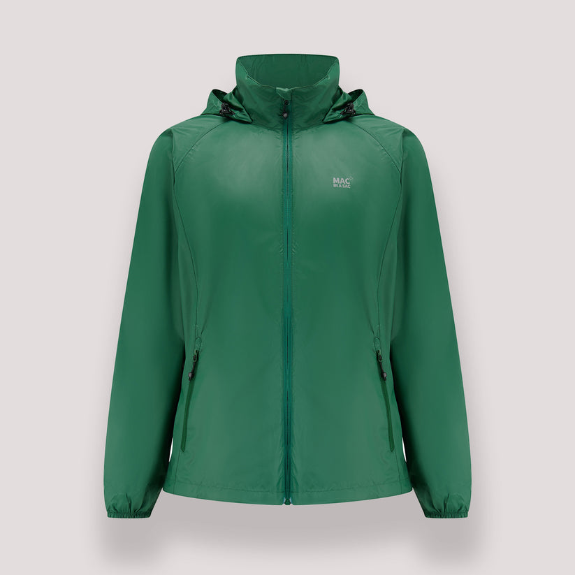 Forest Green Mac-In-A -Sac Origin II Rain Coat