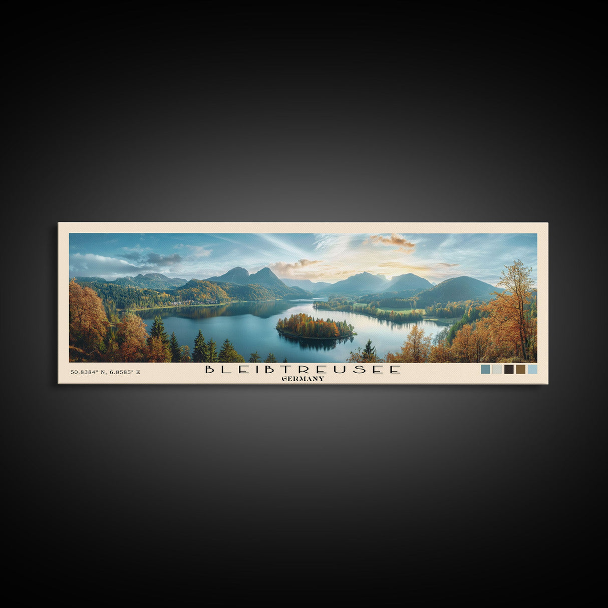 Bleibtreusee, Germany Panoramic Print, Vacation Gift, Germany Wall Art, Vacation Wall Art, Vacatation Memories, Beach Decor, Beach Or Lakehouse Art