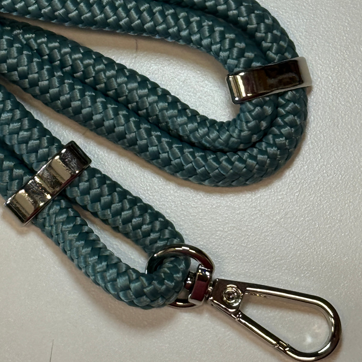 Neck Style Adjustable Cell Phone Lanyard - With Metal Clip, Adjusters, and End Hardware