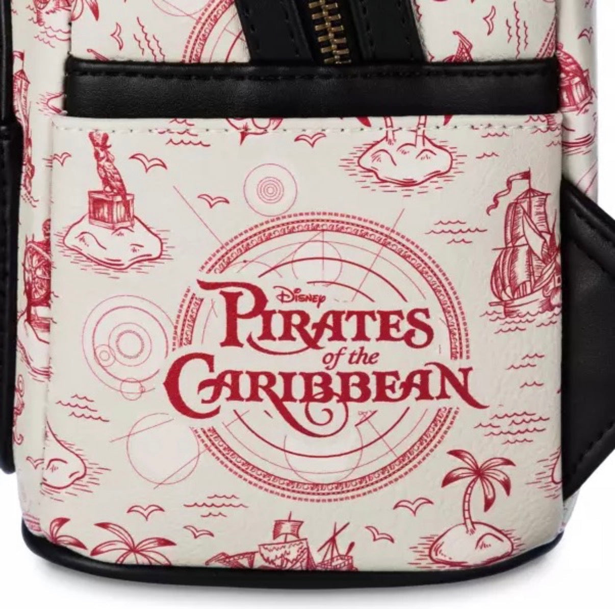Loungefly Disney Parks Pirates Of The Caribbean Glow Mini Backpack