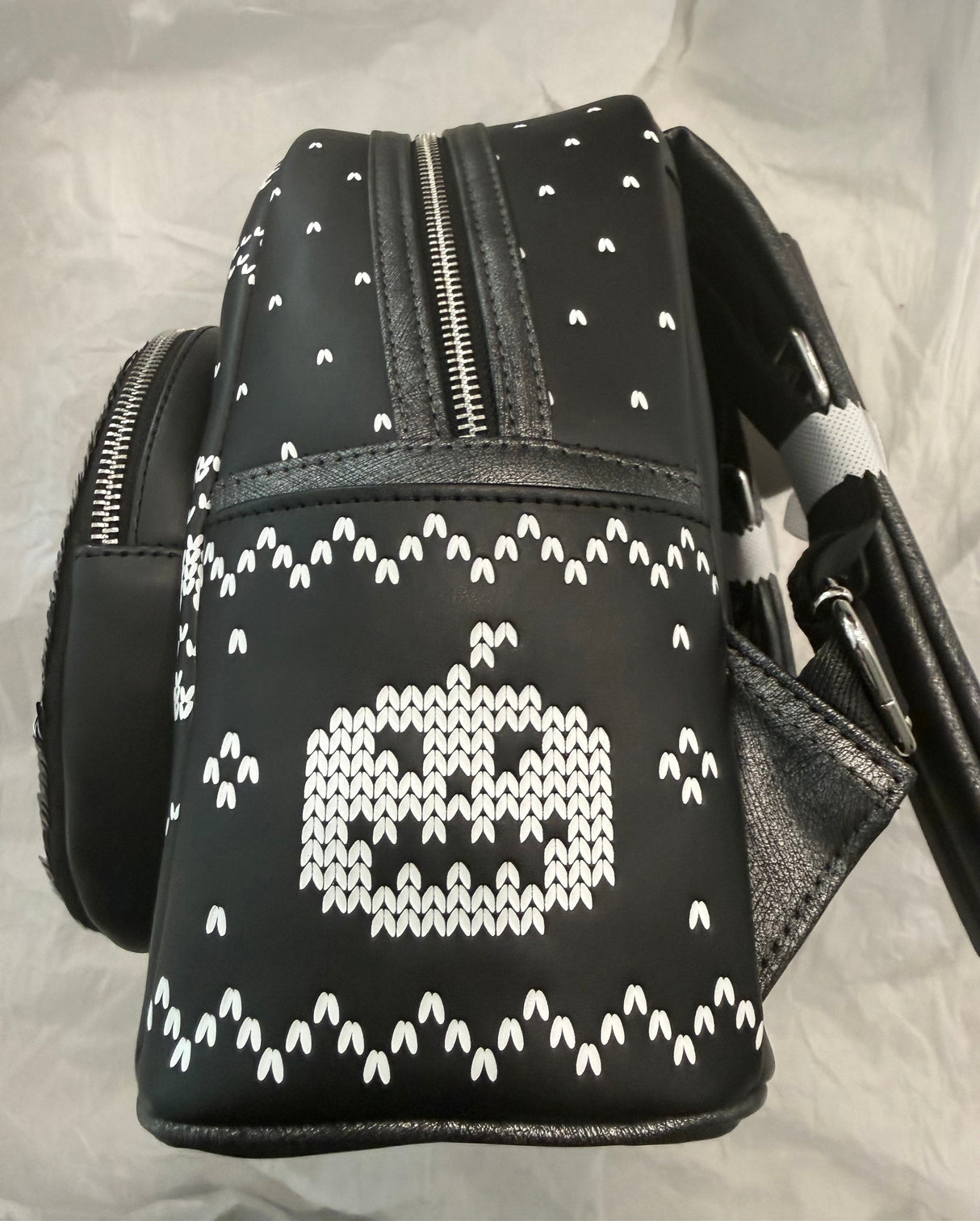 Disney Loungefly Nightmare Before Christmas Sequin Jack Mini Backpack