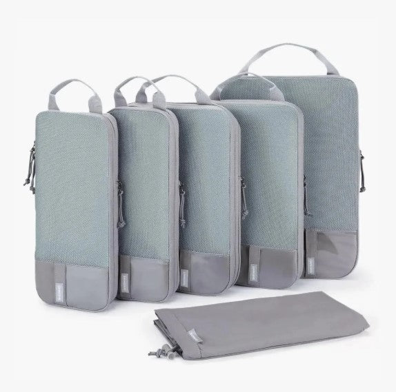 Compression Packing Cube 6 Piece Set by Bagsmart