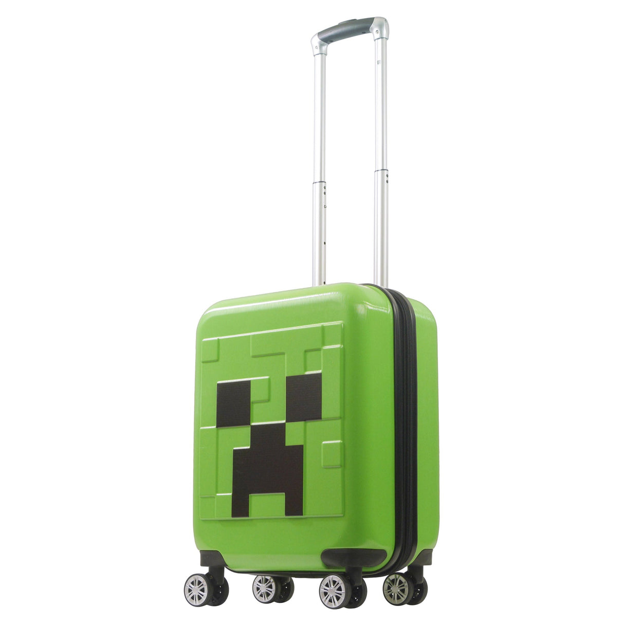 Minecraft Creeper Big face 21.5" Expandable Carry-On Spinner Luggage by FŪL
