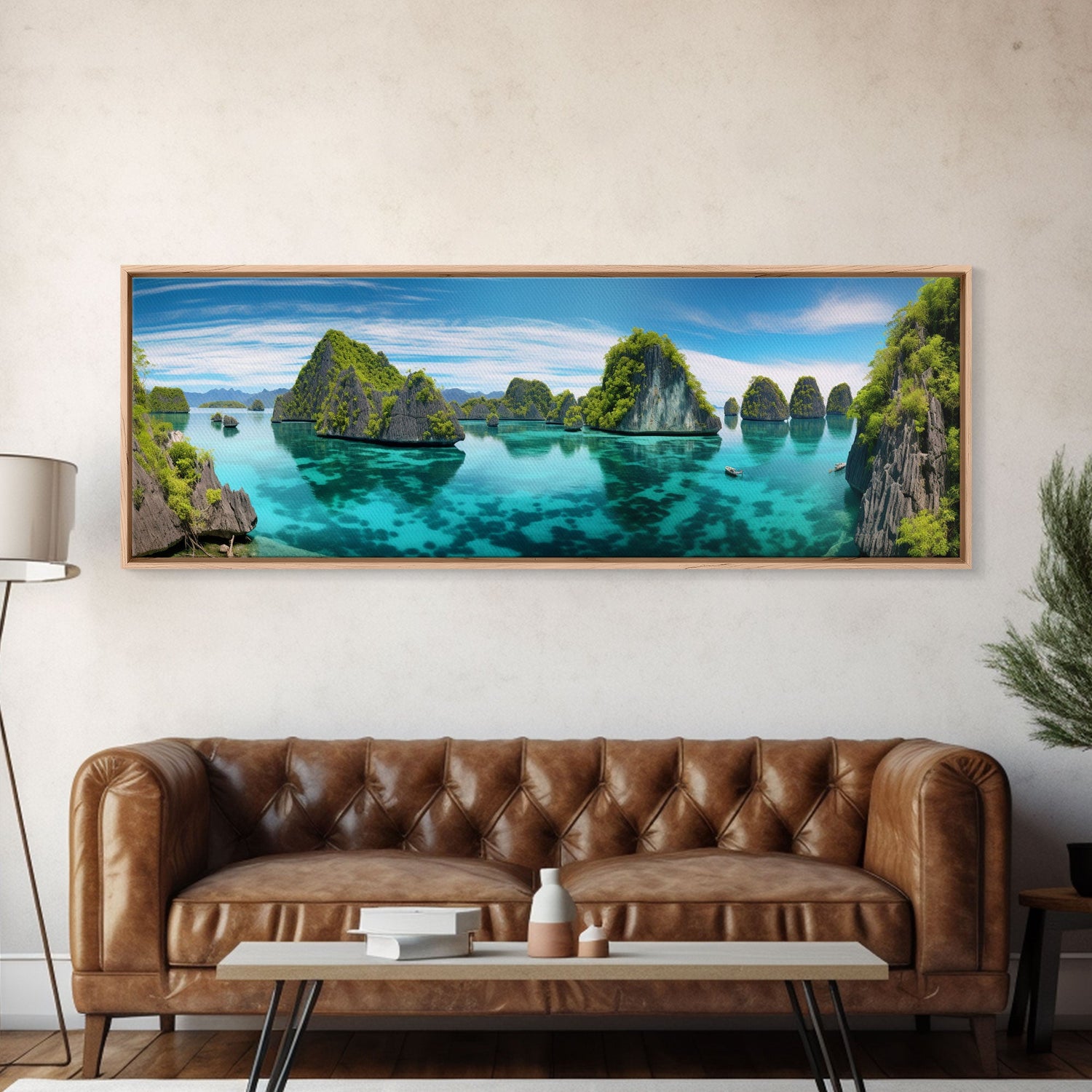 Panoramic Print of Raja Ampat Islands Indonesia Extra Large Wall Art, Panoramic Wall Art, Panoramic Landscape Print, Landscape Photography