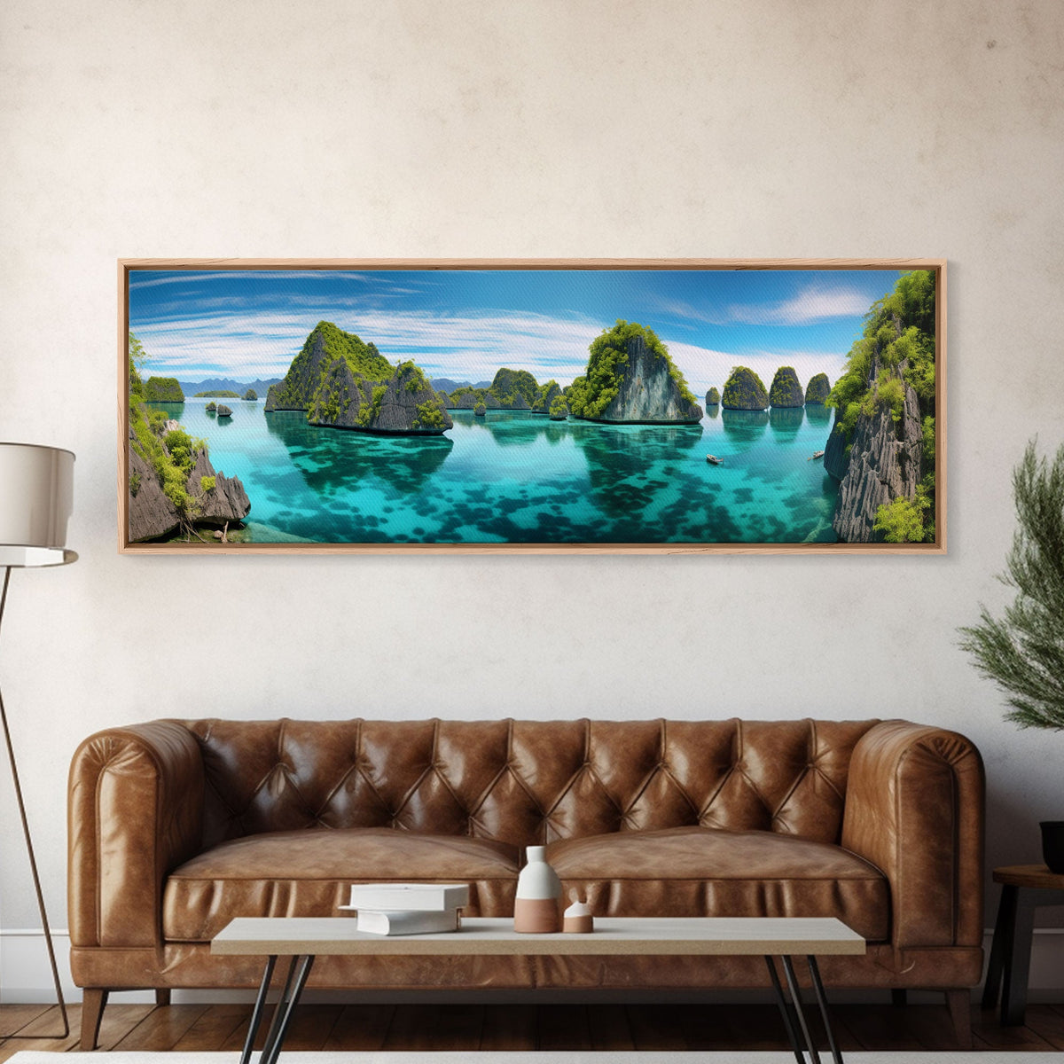 Panoramic Print of Raja Ampat Islands Indonesia Extra Large Wall Art, Panoramic Wall Art, Panoramic Landscape Print, Landscape Photography