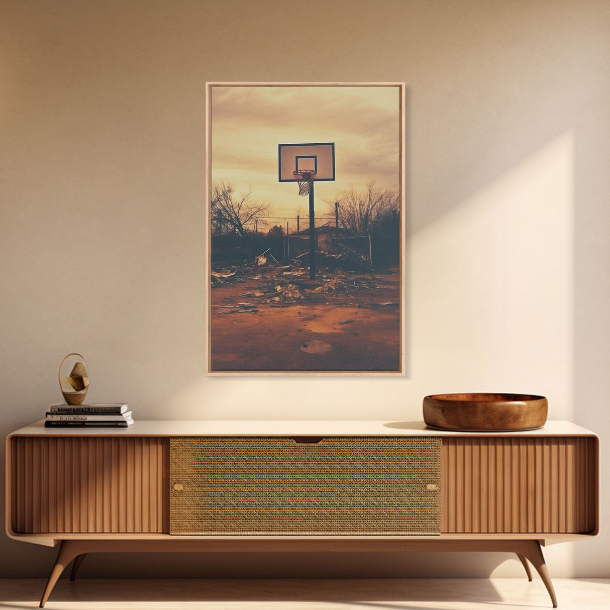 Basketball Wall Art, Sports Wall Art, Canvas Print, Wall Hanging, Portrait Art, Family Home Decor, Housewarming Gift, College Dorm Decor
