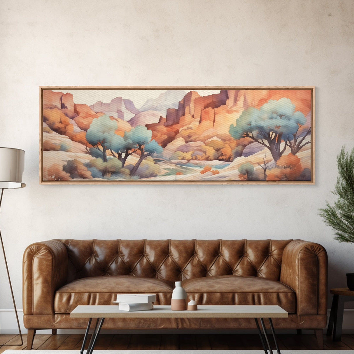 Panoramic Desert Prints, Four Peaks Arizona Wall Art, 3 Piece Print Set, Arizona Desert, Boho Print, Modern Wall Art, Minimalist Wall Art