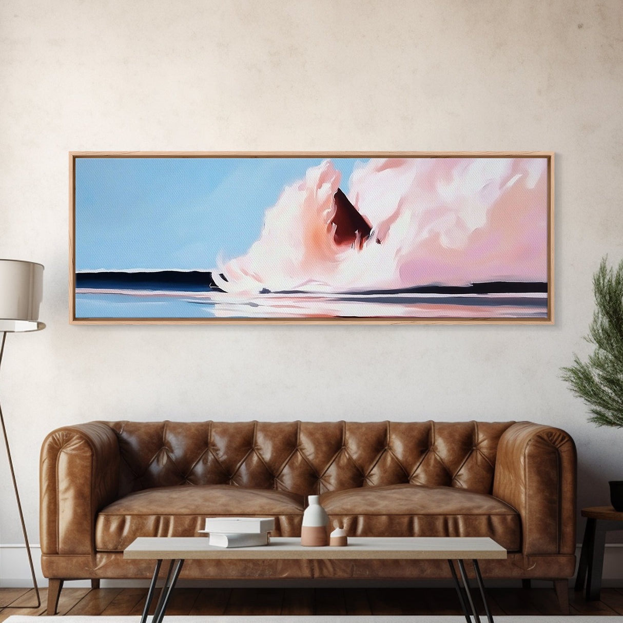 Pastel Explosion, Cloud Burst, Dreamy Abstract, Soft Color Art, Modern Home Decor, Canvas Print, Office Wall Art, Boho Aesthetic