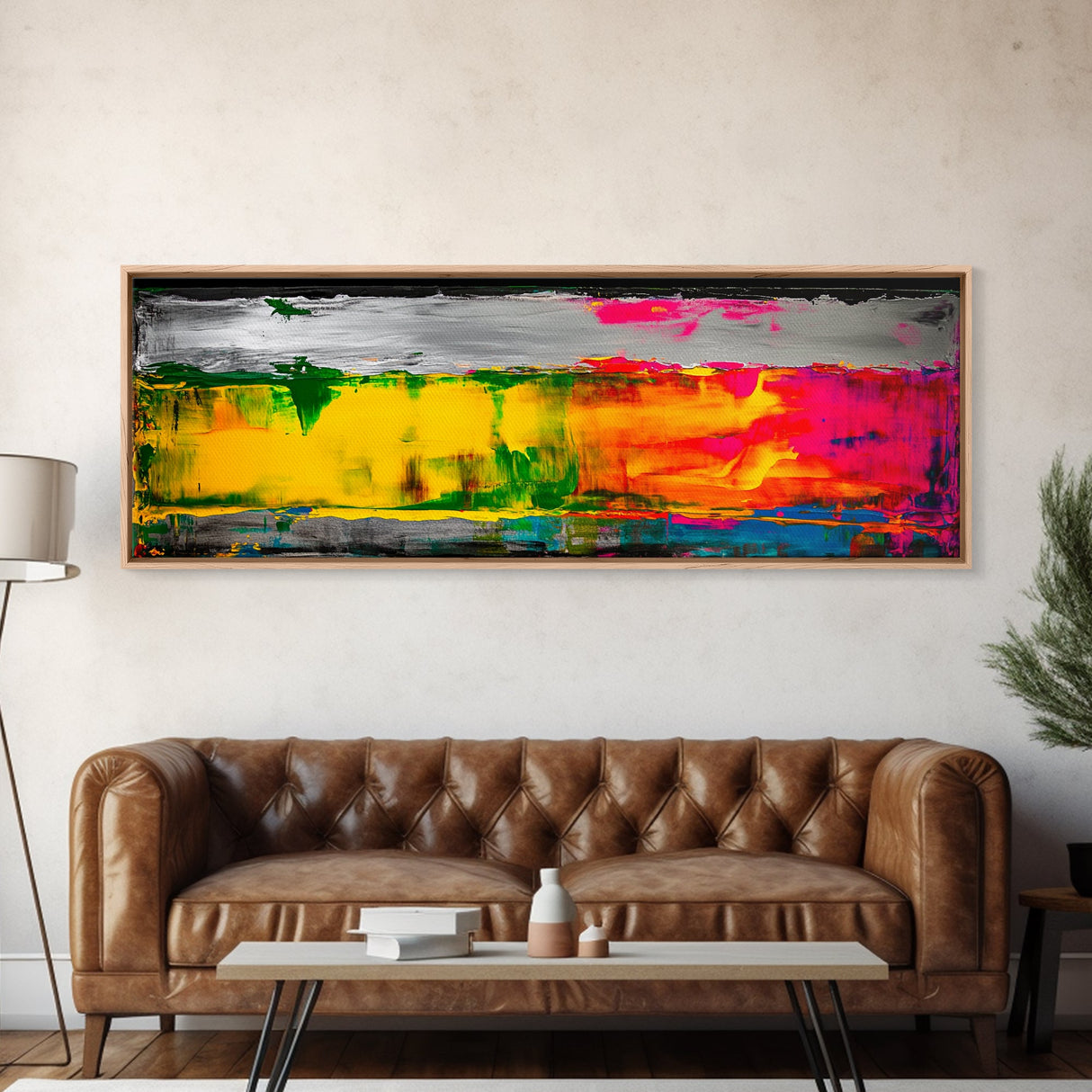 Abstract Color, Modern Art, Vibrant Minimalist Painting, Bold Wall Art, Living Room Aesthetic, Large Canvas Print, Statement Art