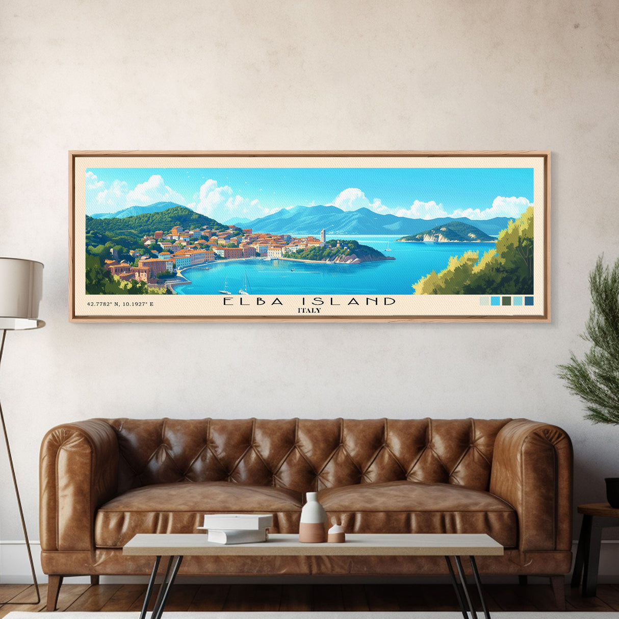 Elba Island, Italy Panoramic Print, Vacation Gift, Italy Wall Art, Vacation Wall Art, Vacatation Memories, Beach Decor, Beach Or Lakehouse Art