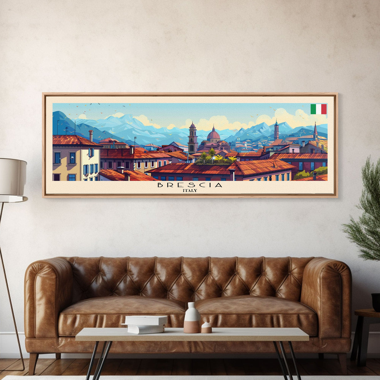 Braila Romania Travel Art, City Art, Framed Canvas Print or Metal Wall Art, Europe Travel Poster, Panoramic Wall Art, Extra Wide Wall Art