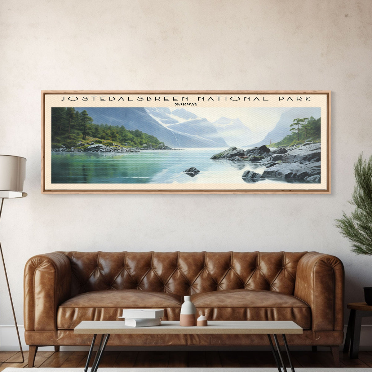 Jostedalsbreen National Park Wall Art Travel Poster Print, Gift For Travel Lover, Vacation Gift, COUNTRY Wall Art, Home Decor, Original Art