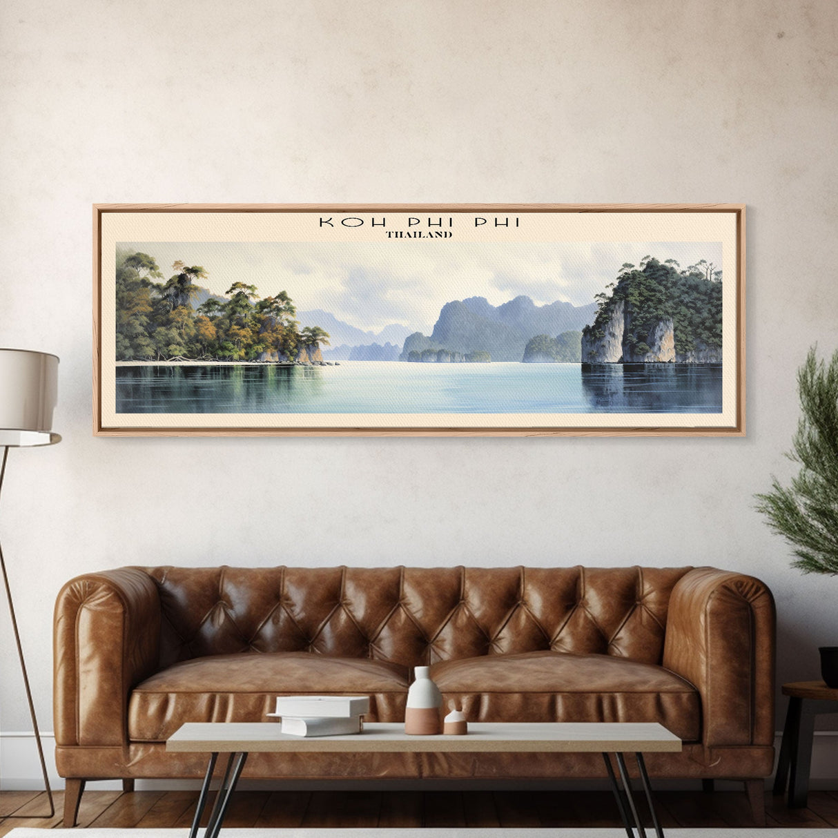 Koh Phi Phi Travel Poster Print, Framed Canvas Wall Art, Metal Wall Art, COUNTRY art, Gift For Him, Travel Wall Art, Travel Lover Gift
