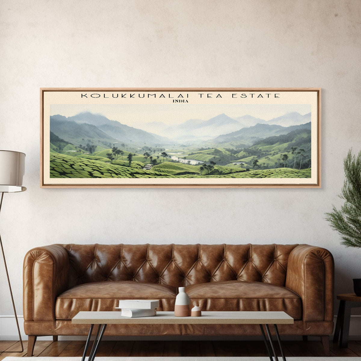 Kolukkumalai Tea Estate Wall Art Travel Poster Print, Gift For Travel Lover, Vacation Gift, COUNTRY Wall Art, Home Decor, Original Art