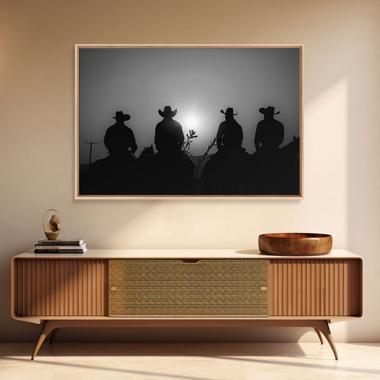 Cowboy Prints Framed Wall Art, Western Decor, Black and White Photography, Western Decor, Wild West Art, Cowboy Art, Wild West Art Print