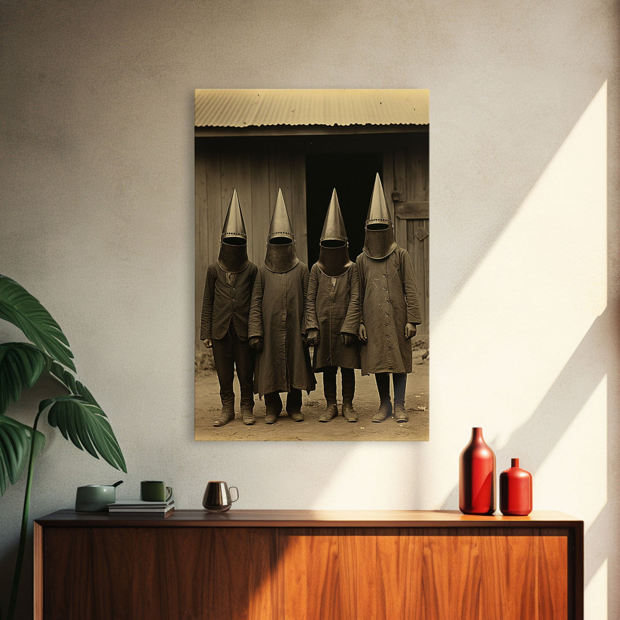 Spooky Room Decor, Halloween Wall Art, Weird Art Print, Horror Home Decor, Canvas Print, Wall Art, Vertical Print, Home Decor, Wall Decor