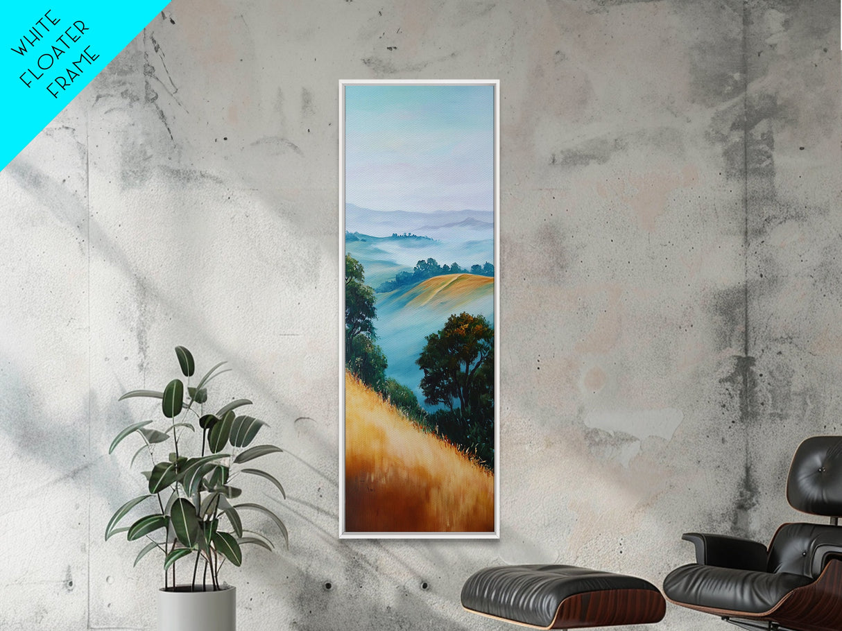 Landscape Art, Framed Canvas Print, coastal landscape art, panoramic art, extra wide art, rustic decor, living room art