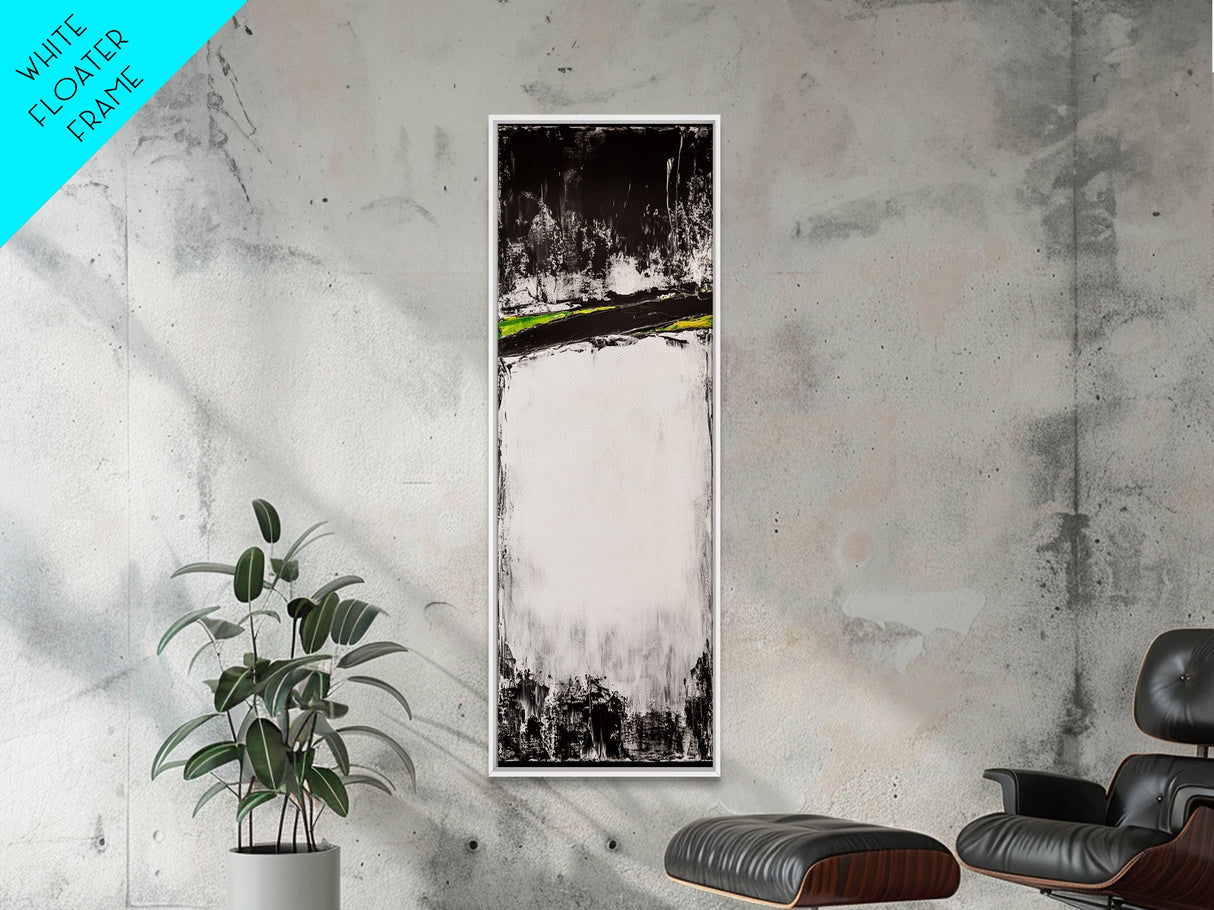 Abstract, Minimalist, Canvas Print, Black and White Wall Art, Contemporary Painting, Office Wall Decor, Monochrome Art, Living Room Art