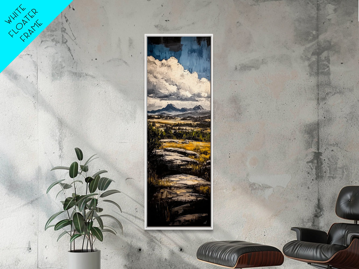 Landscape, Mountain, Rustic, Canvas Print, Cabin Wall Art, Scenic Nature Decor, Adventure Inspired, Lodge Wall Art, Tranquil Home Decor