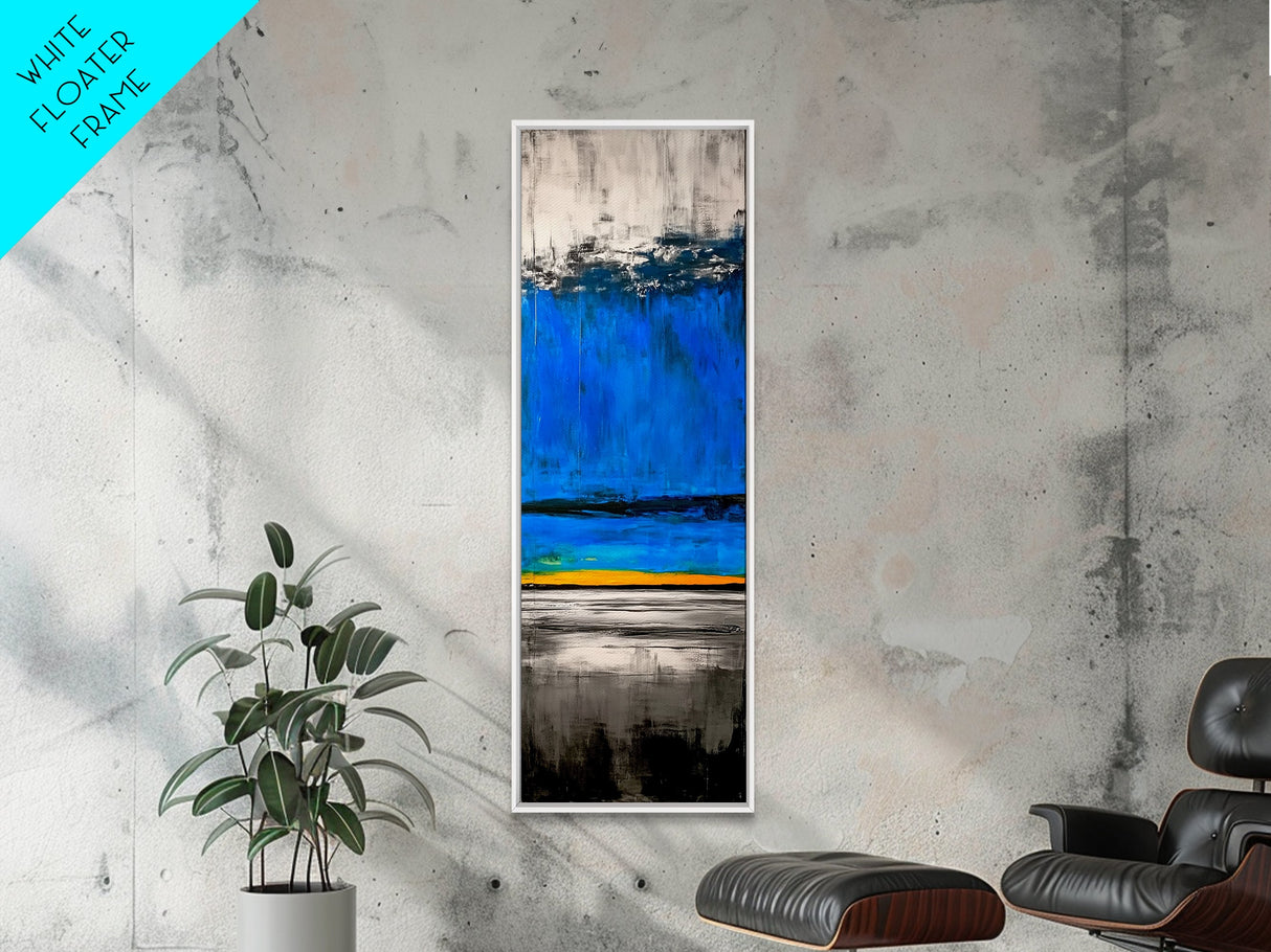 Ocean Horizon, Coastal Art, Blue Wall Decor, Canvas Print, Seascape Painting, Minimalist Art, Large Wall Art, Modern Home Decor