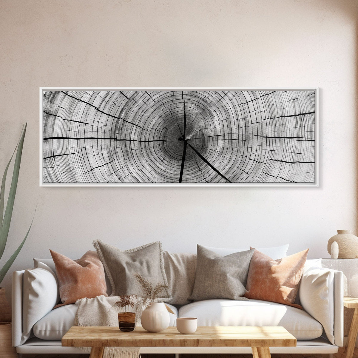 Tree Ring Print, Tree Ring Art, Framed Canvas Print Wall Art, Trree Rings, Tree Stump Print, Tree Rings Wall Art, Tree Of Life