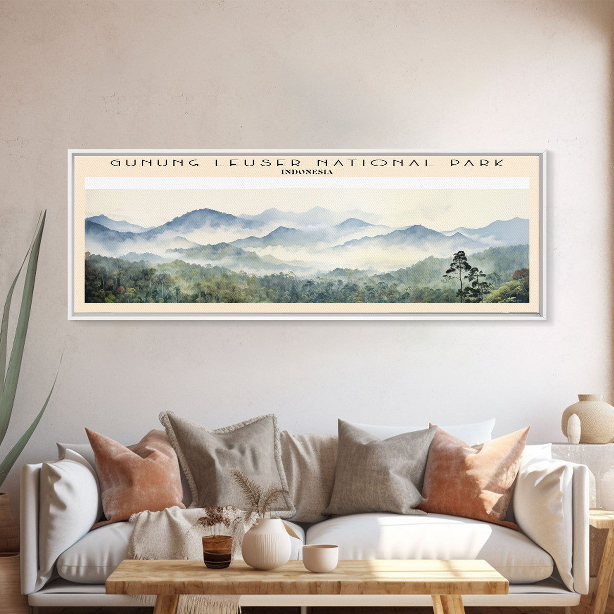 Gunung Leuser National Park Wall Art Travel Poster Print, Gift For Travel Lover, Vacation Gift, COUNTRY Wall Art, Home Decor, Original Art