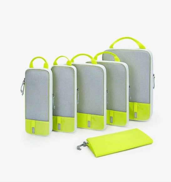 Compression Packing Cube 6 Piece Set by Bagsmart