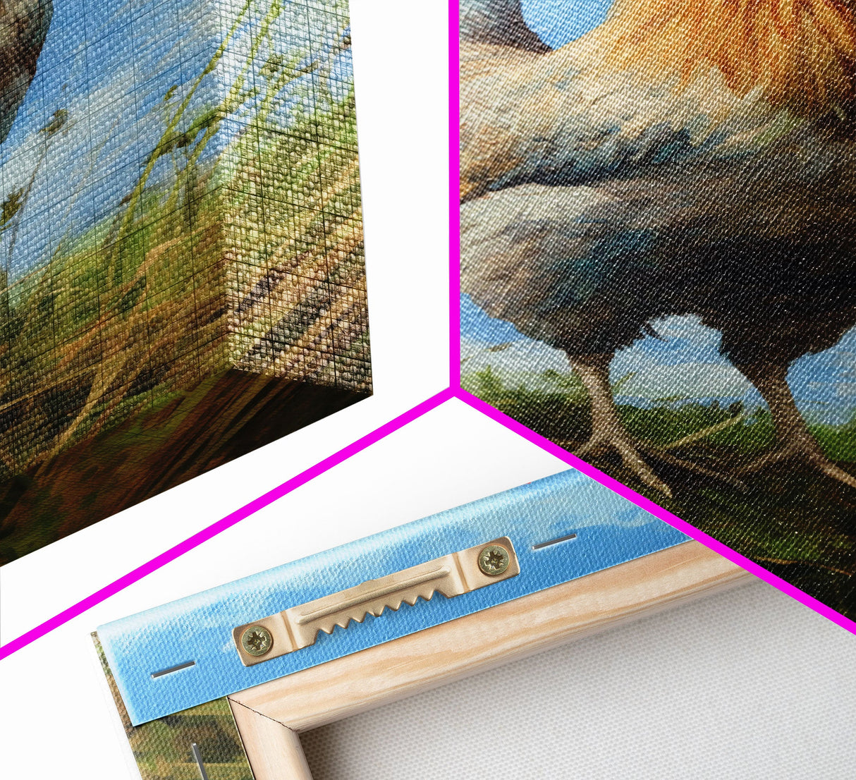 Farmhouse Art, Rooster Painting, Rooster Wall Art, Country Wall Art, Minimalist Wall Art, Wall Decor, Canvas Print, Wall Art, Framed Canvas