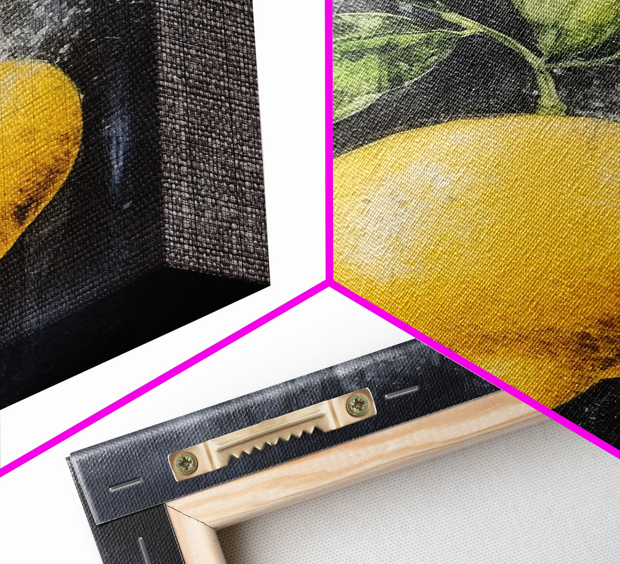 LEMON Art Canvas Print - Unframed Oil Print - Print Still Life Original - Small Still Life Painting Print- Lemon Art Print - Fruit Art