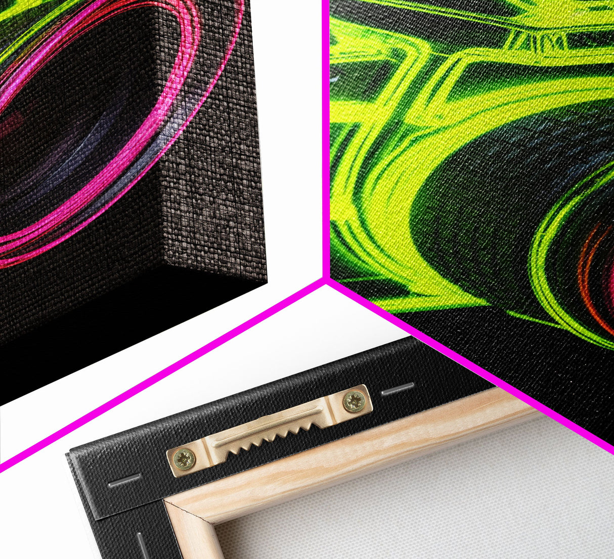 Neon Green Camera Wall Art, Neon Wall Decor, Photography Art, Minimalist Print, Wall Decor, Canvas Print, Wall Art, Framed Canvas