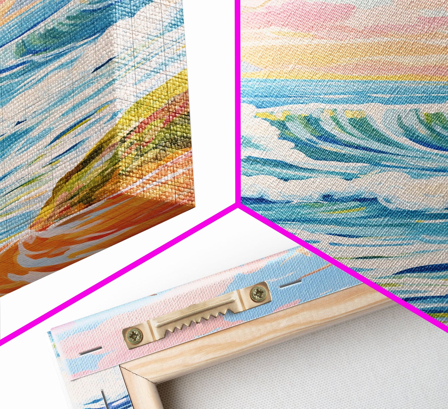 Colorful Sunset Wall Art, Beach Wall Print, Seascape Art, Nature Print, Canvas Print, Wall Art, Vertical Art, Beach House Art, Travel Print