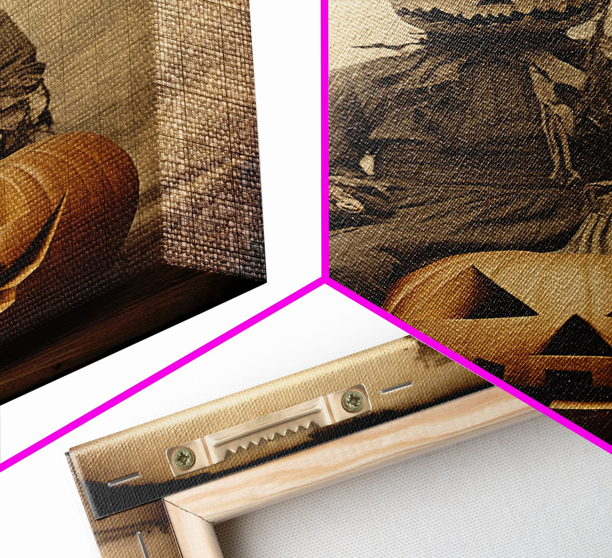 Spooky Decor, Halloween Wall Art, Horror Art Print, Dark Art, Canvas Wall Print, Wall Art, Vertical Print, Room Decor, Home Wall Decor,