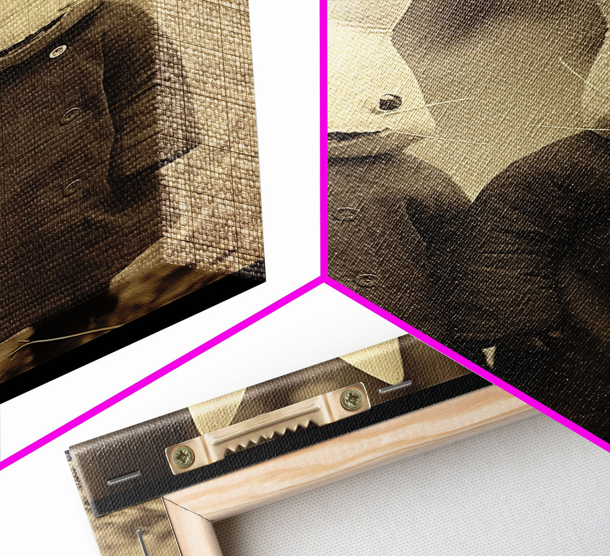 The Bunny Boys, Spooky Halloween Art, Scary Wall Decor, Spooky / Creepy Halloween Decor, Thought Provoking Haunted Art