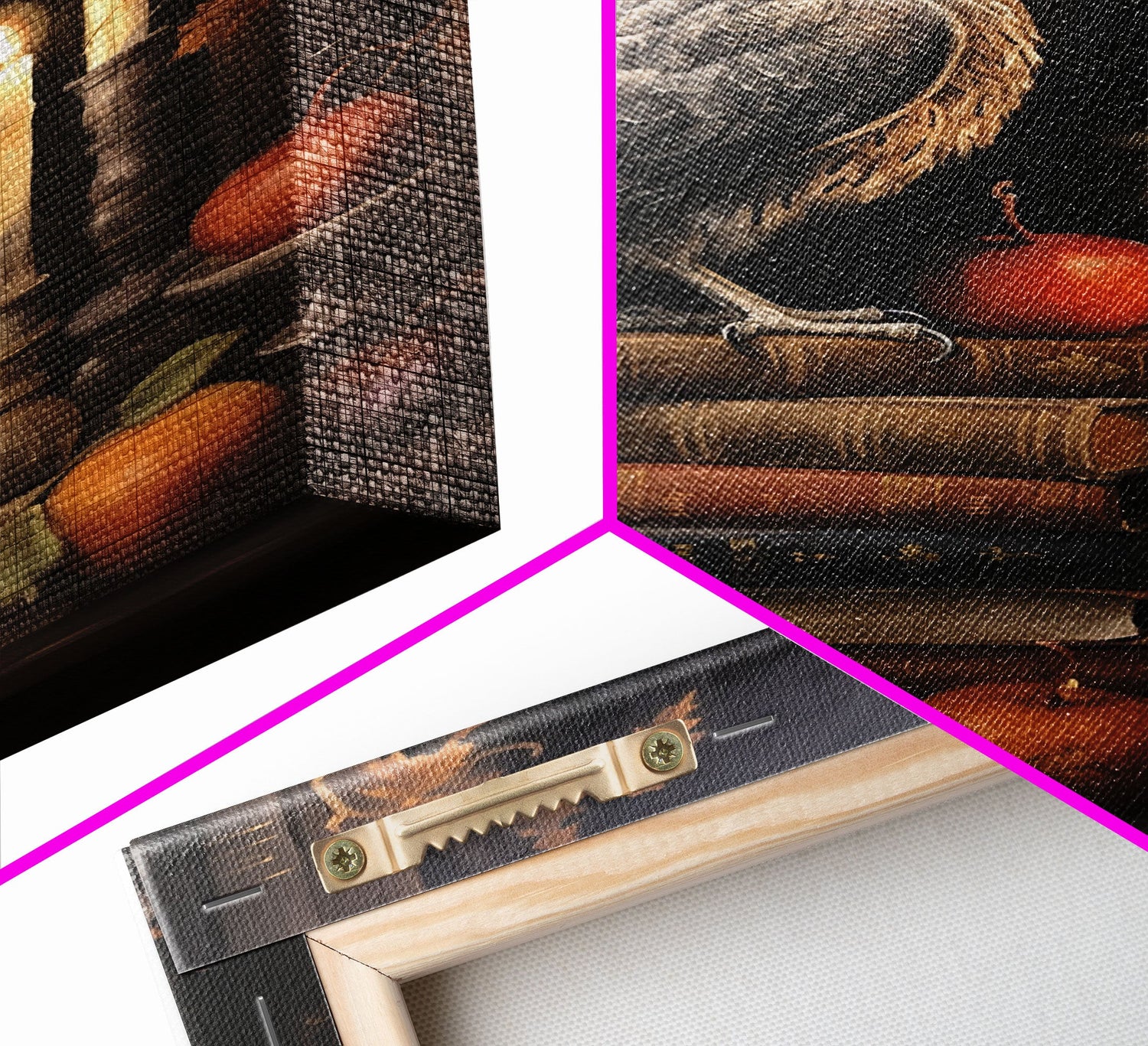 Halloween Owl Print, The Witch's Familiar, Framed Canvas Print, Halloween Decor, Halloween Canvas Art, Victorian Owl Oil Painting