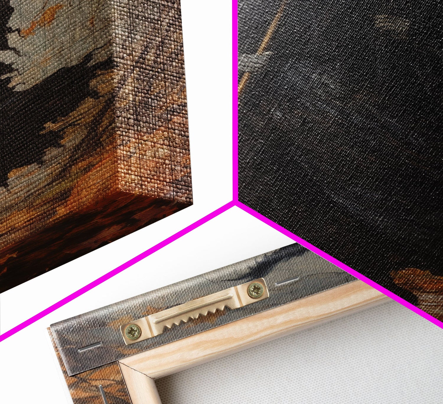 The Wicked Witch, Halloween Canvas Print, Framed Canvas, Unique Wall Art, Goth Art, Dark Academia, Witch Art, Witchcraft, Witch Decor