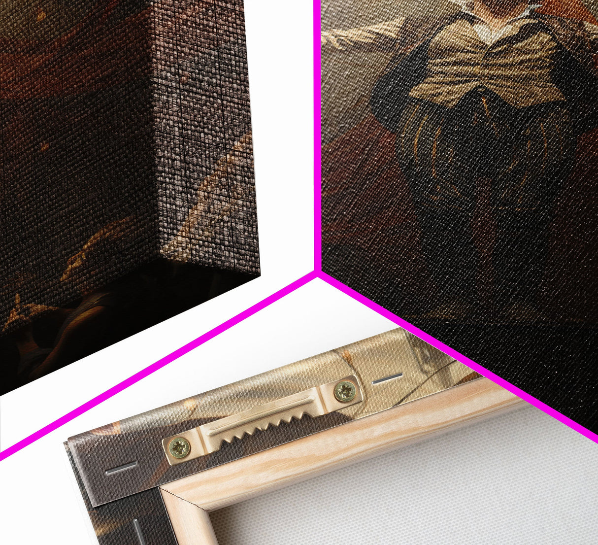 The Macabre Circus, Spooky Cursed Circus Act, Framed Canvas Print, Halloween Poster Art, Horror Prints, Victorian Circus Act