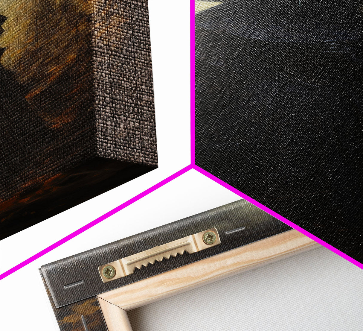 Gothic Witch Art, Framed Halloween Canvas, Canvas Print, Spooky Halloween Wall Art, Halloween Decoration, Witchy Decor