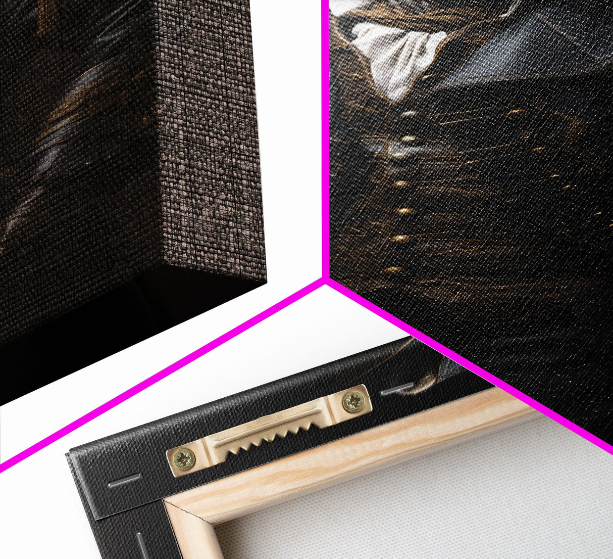 Funny Raccoon Art, Framed Canvas Print Or Poster, Funny Halloween Art, Victorian Raccoon Oil Painting Portrait