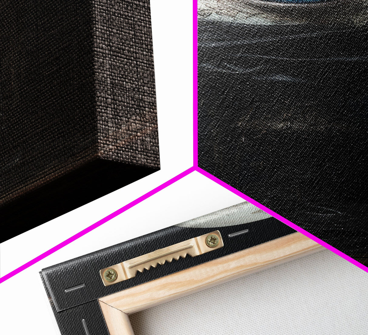 The Eye, Gothic Victorian Horror Art, Cosmic Horror, Framed Canvas Canvas Print, Halloween Decor