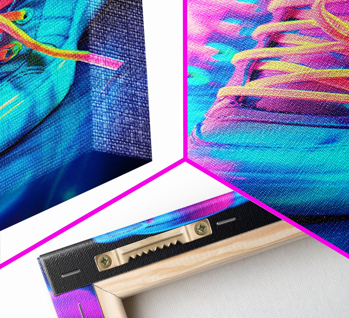 Sneaker Wall Art, Shoe Wall Art, Canvas Print, Wall Hanging, Portrait Art, Room Decor, College Dorm Art, Unique Wall Decor, Gift For Friend