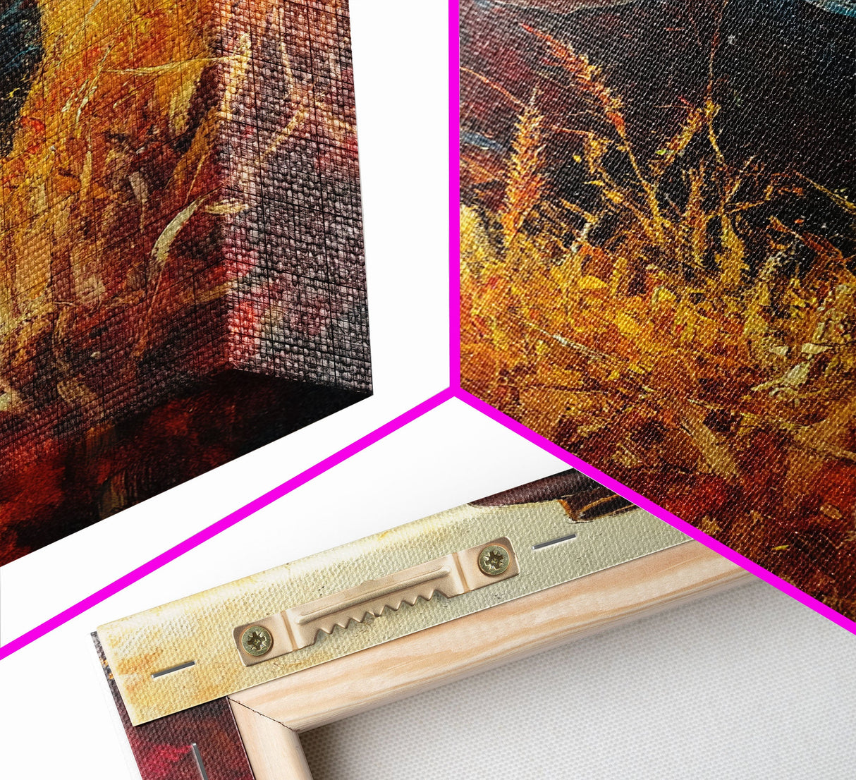 Cowboy in Golden Wheat Field Canvas Print, Western Landscape Art Gift, Seasonal Decor, Modern, Perfect Holiday Gift, Framed Canvas Print